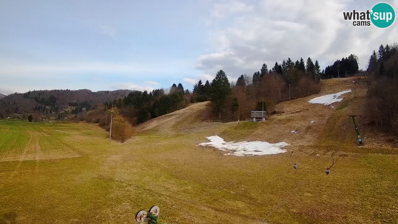 Webcam Smučišče Senožeta – Station de ski à Srednja Vas près de Bohinj