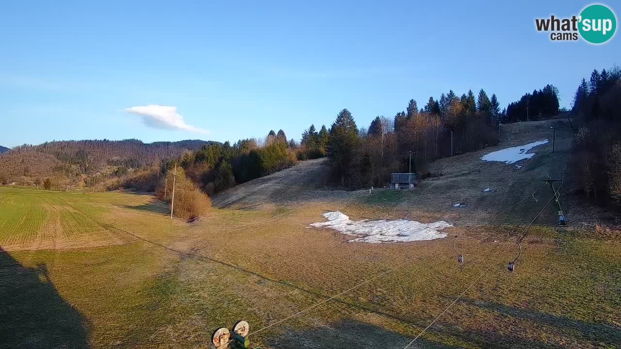 Web kamera Smučišče Senožeta – Skijalište u Srednjoj Vasi kod Bohinja