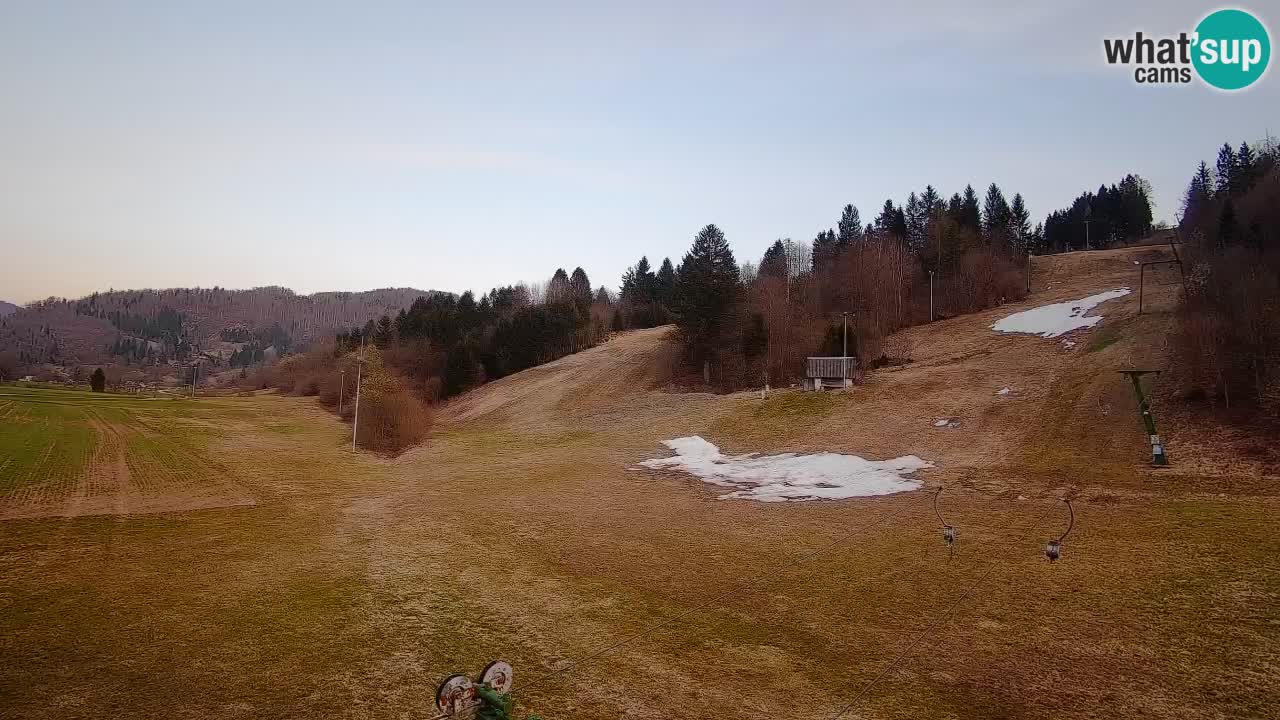 Webcam Smučišče Senožeta – Ski Resort Live View near Bohinj