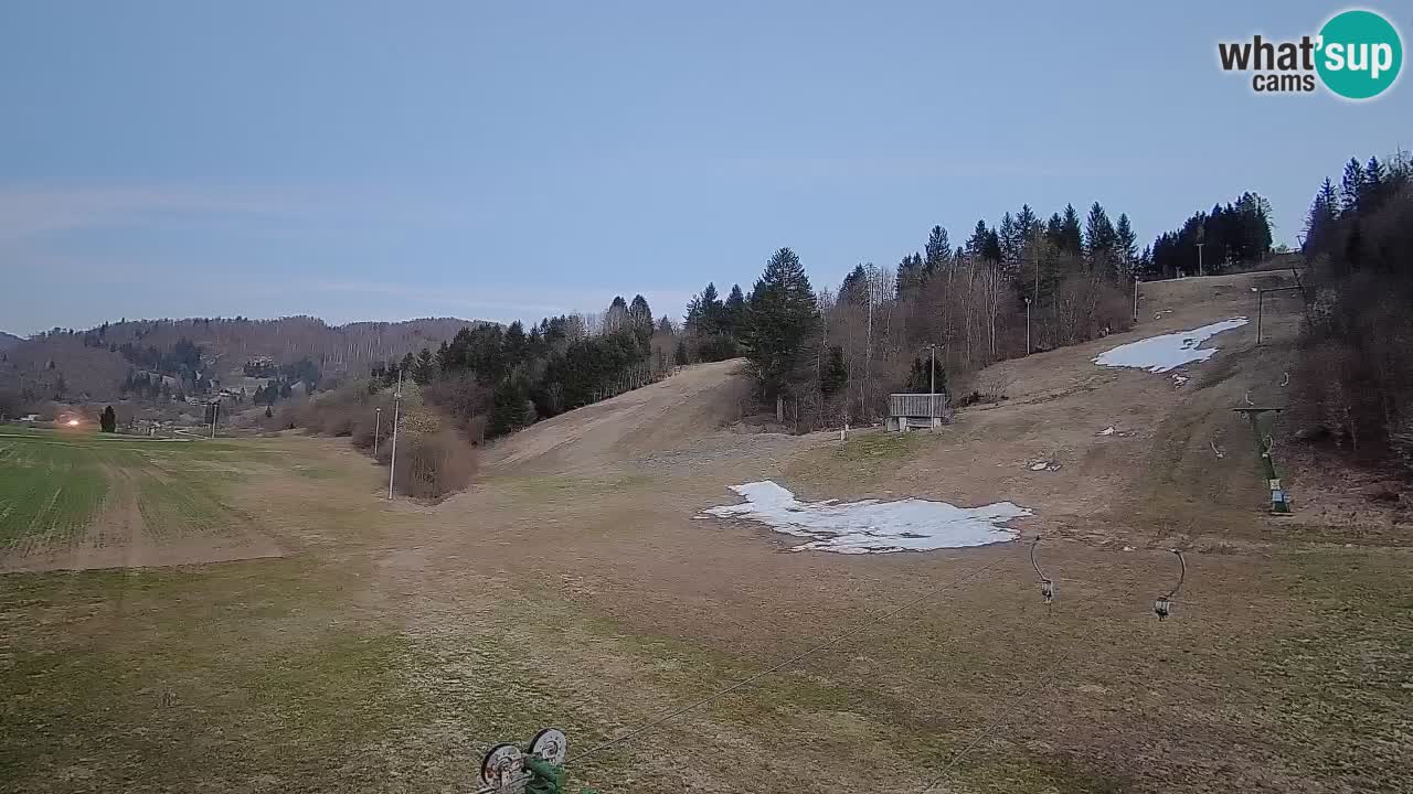 Cámara web Smučišče Senožeta – Estación de esquí en Srednja Vas cerca de Bohinj