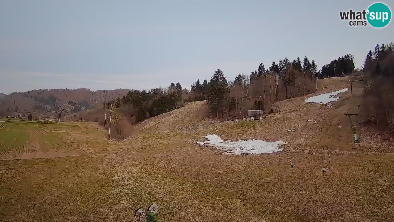 Webcam Smučišče Senožeta – Station de ski à Srednja Vas près de Bohinj