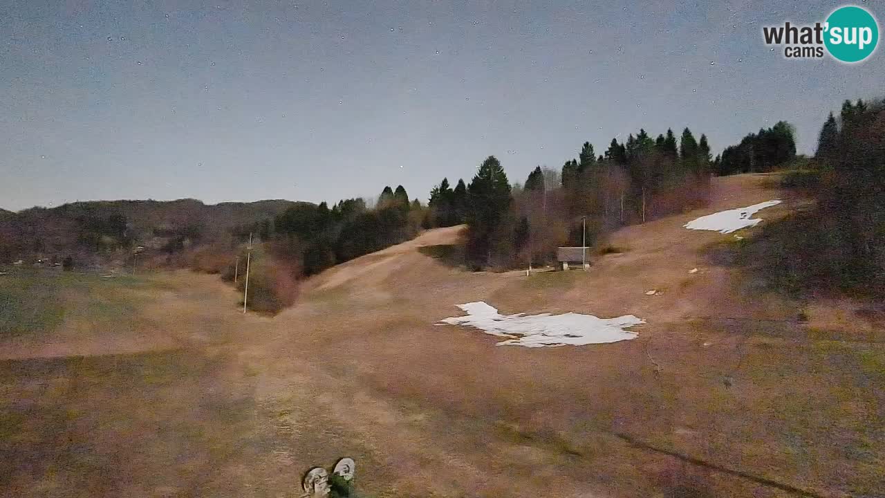 Webcam Smučišče Senožeta – Station de ski à Srednja Vas près de Bohinj