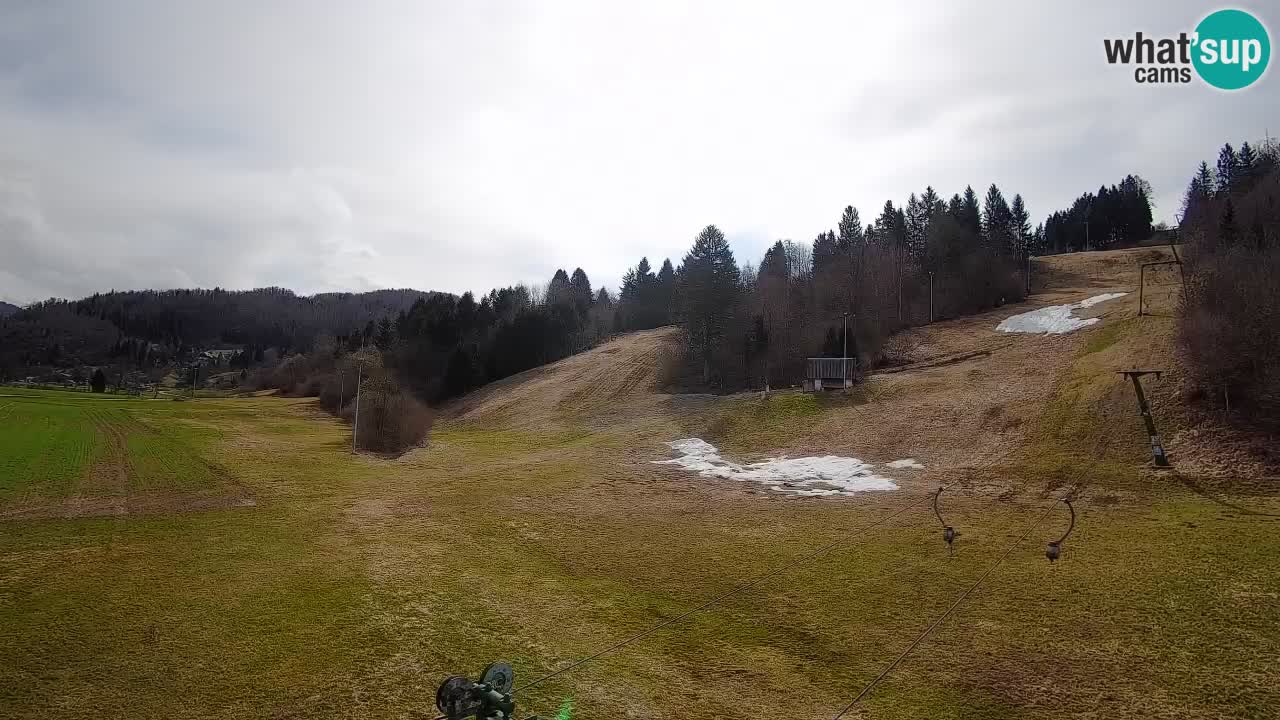 Cámara web Smučišče Senožeta – Estación de esquí en Srednja Vas cerca de Bohinj