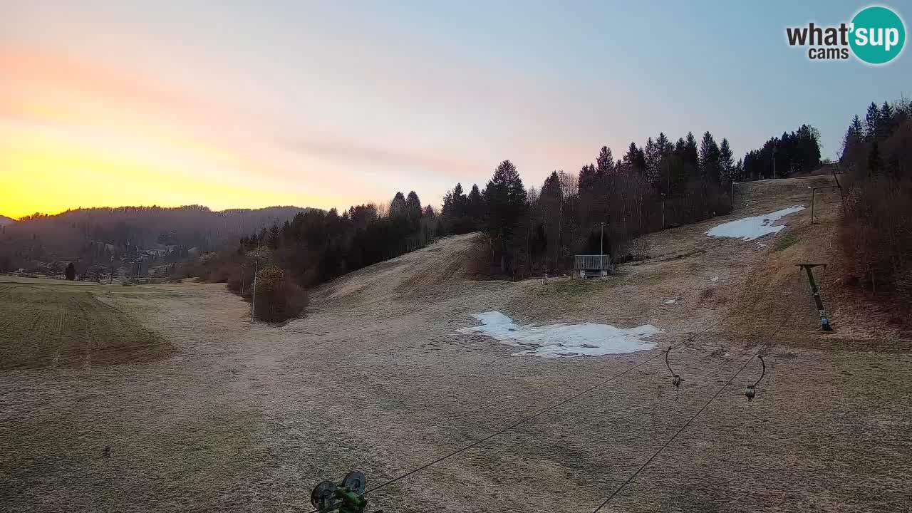 Webcam Smučišče Senožeta – Station de ski à Srednja Vas près de Bohinj