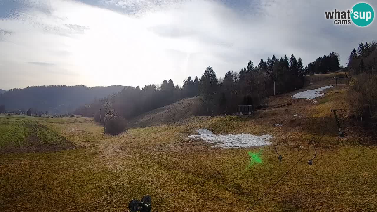 Webcam Smučišče Senožeta – Station de ski à Srednja Vas près de Bohinj