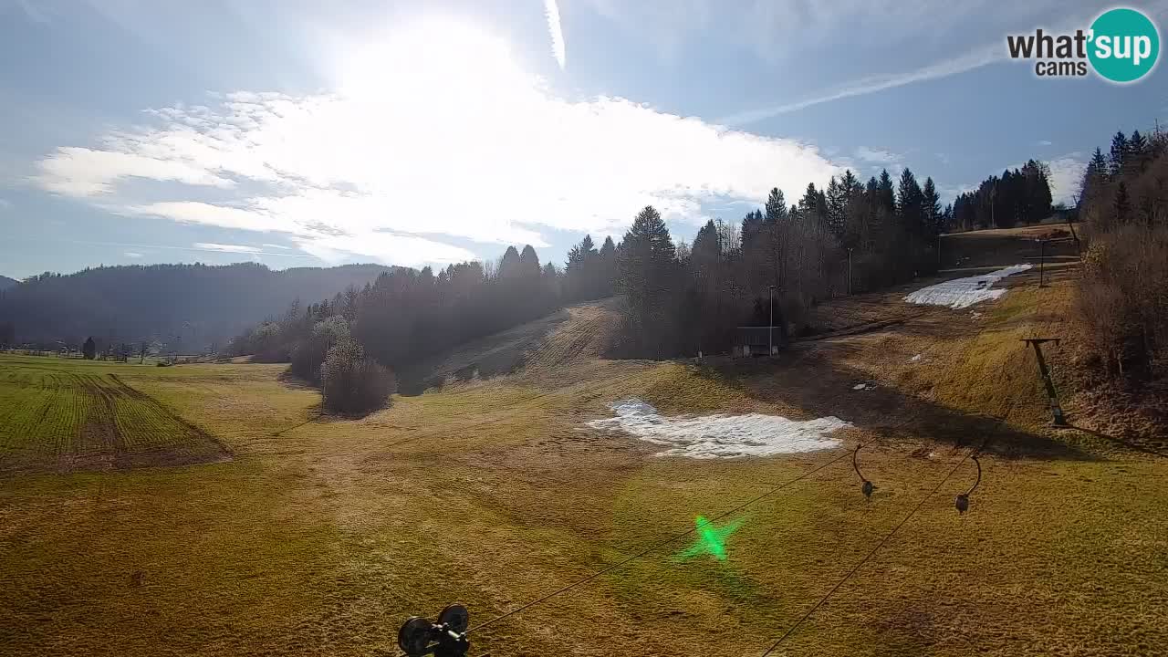 Webcam Smučišče Senožeta – Station de ski à Srednja Vas près de Bohinj