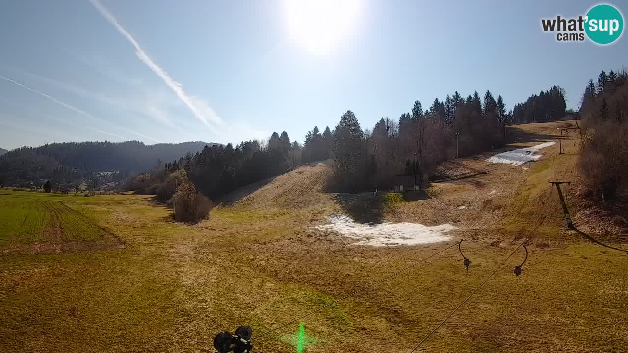 Webcam Smučišče Senožeta – Station de ski à Srednja Vas près de Bohinj