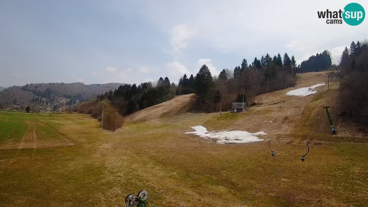 Webcam Smučišče Senožeta – Station de ski à Srednja Vas près de Bohinj