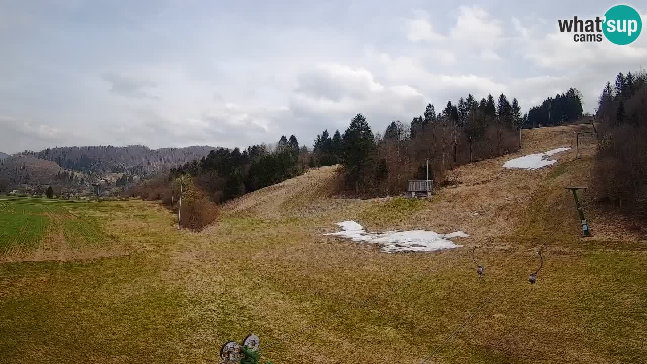 Cámara web Smučišče Senožeta – Estación de esquí en Srednja Vas cerca de Bohinj