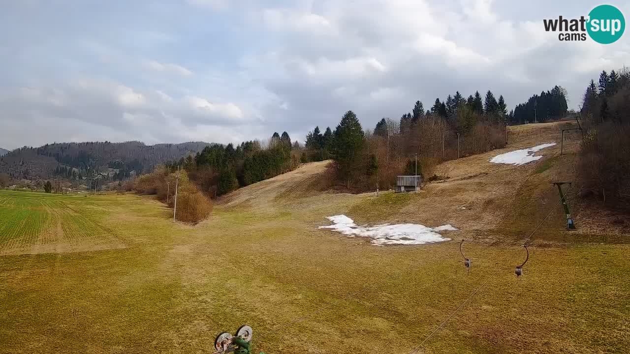 Webcam Smučišče Senožeta – Stazione sciistica a Srednja Vas vicino Bohinj