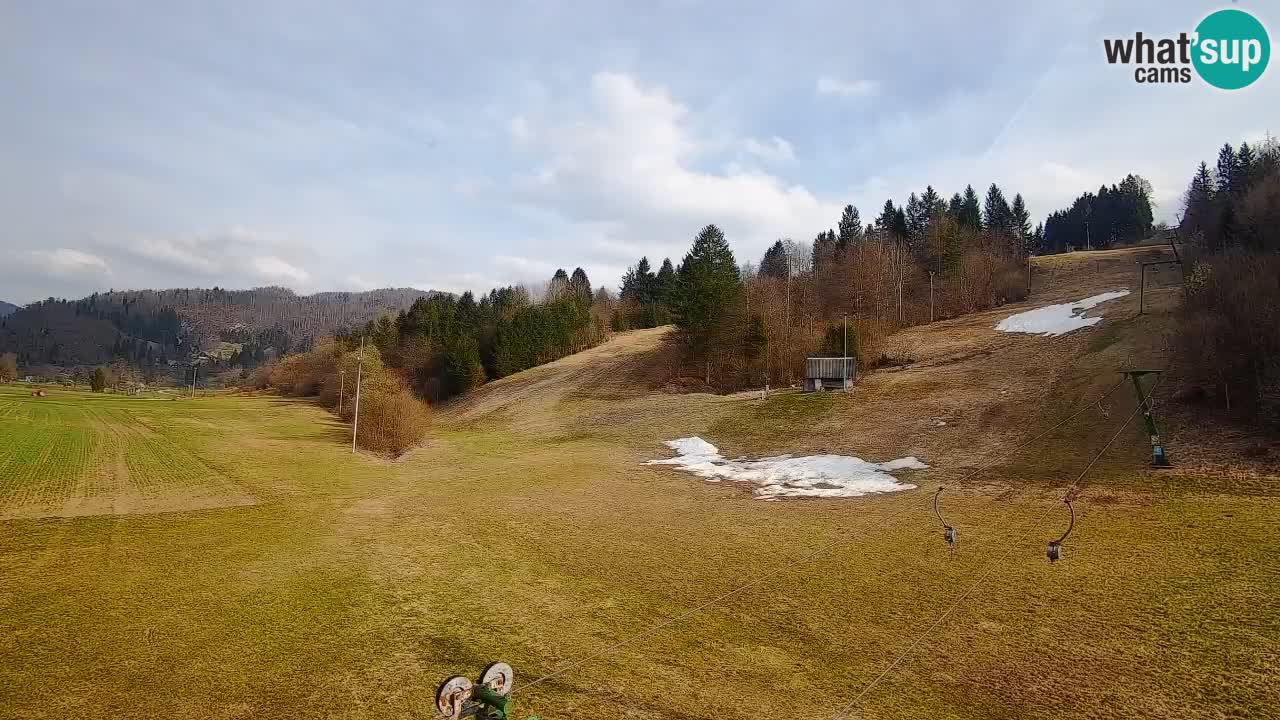Webcam Smučišče Senožeta – Station de ski à Srednja Vas près de Bohinj