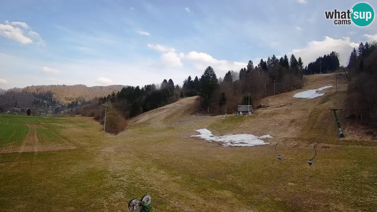 Cámara web Smučišče Senožeta – Estación de esquí en Srednja Vas cerca de Bohinj