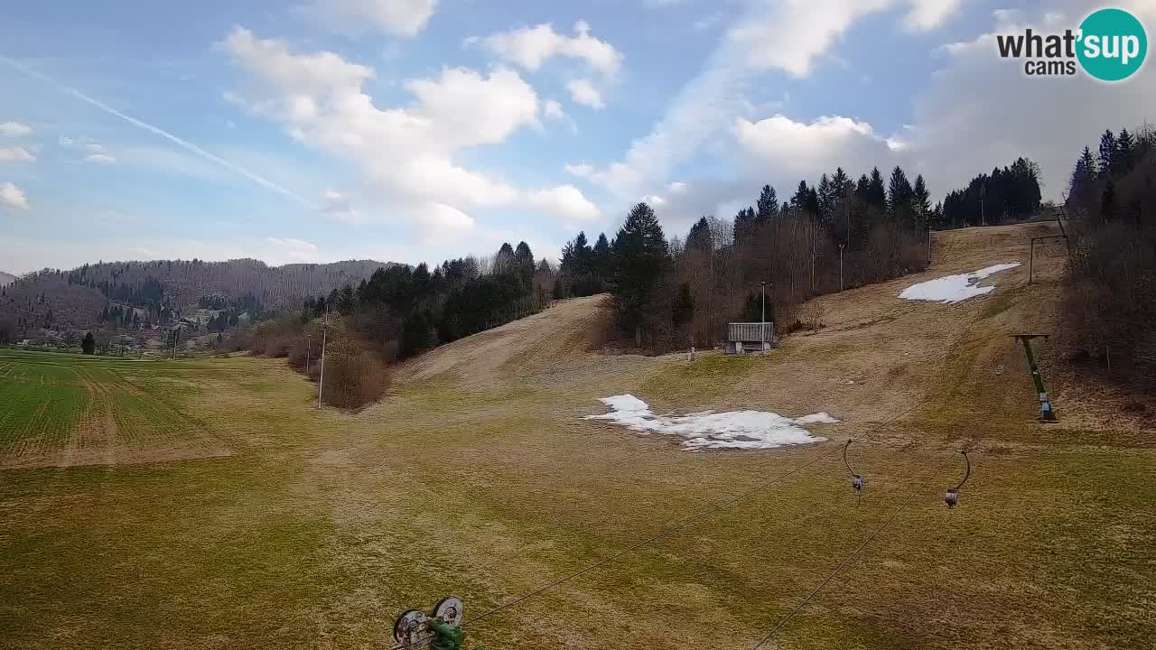 Spletna kamera Smučišče Senožeta – smučarsko središče v Srednji vasi pri Bohinju