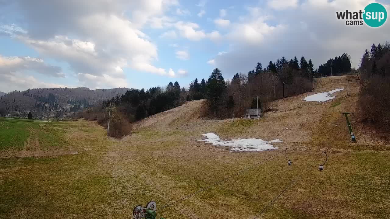 Webcam Smučišče Senožeta – Station de ski à Srednja Vas près de Bohinj