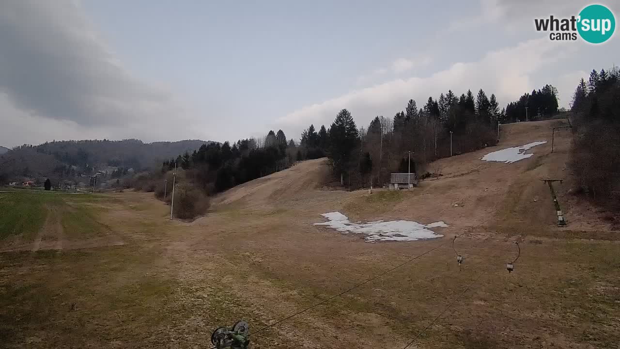 Cámara web Smučišče Senožeta – Estación de esquí en Srednja Vas cerca de Bohinj