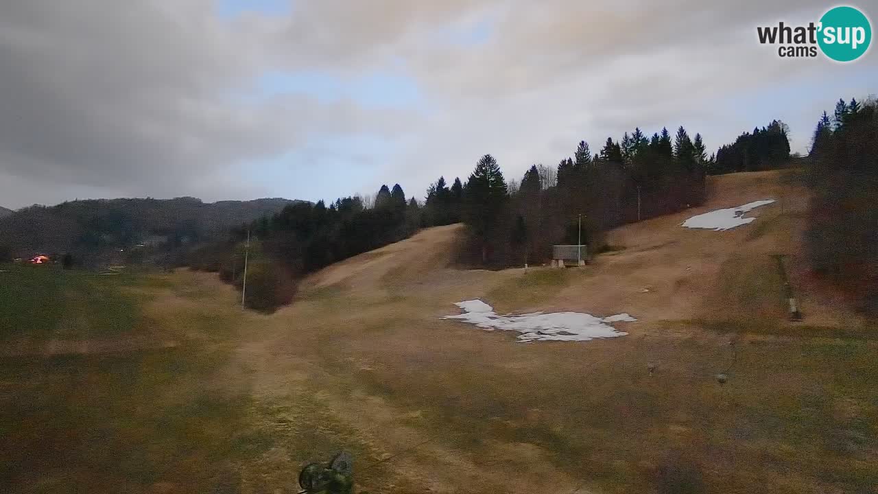 Cámara web Smučišče Senožeta – Estación de esquí en Srednja Vas cerca de Bohinj