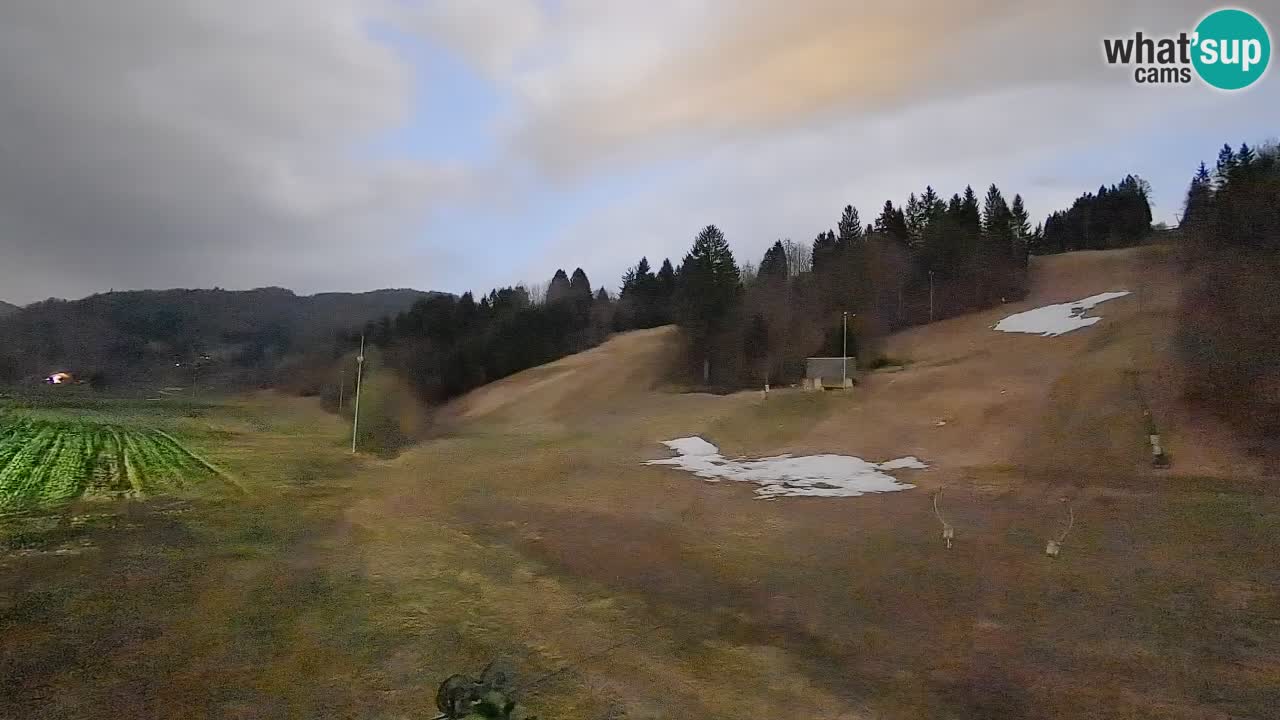 Webcam Smučišče Senožeta – Station de ski à Srednja Vas près de Bohinj