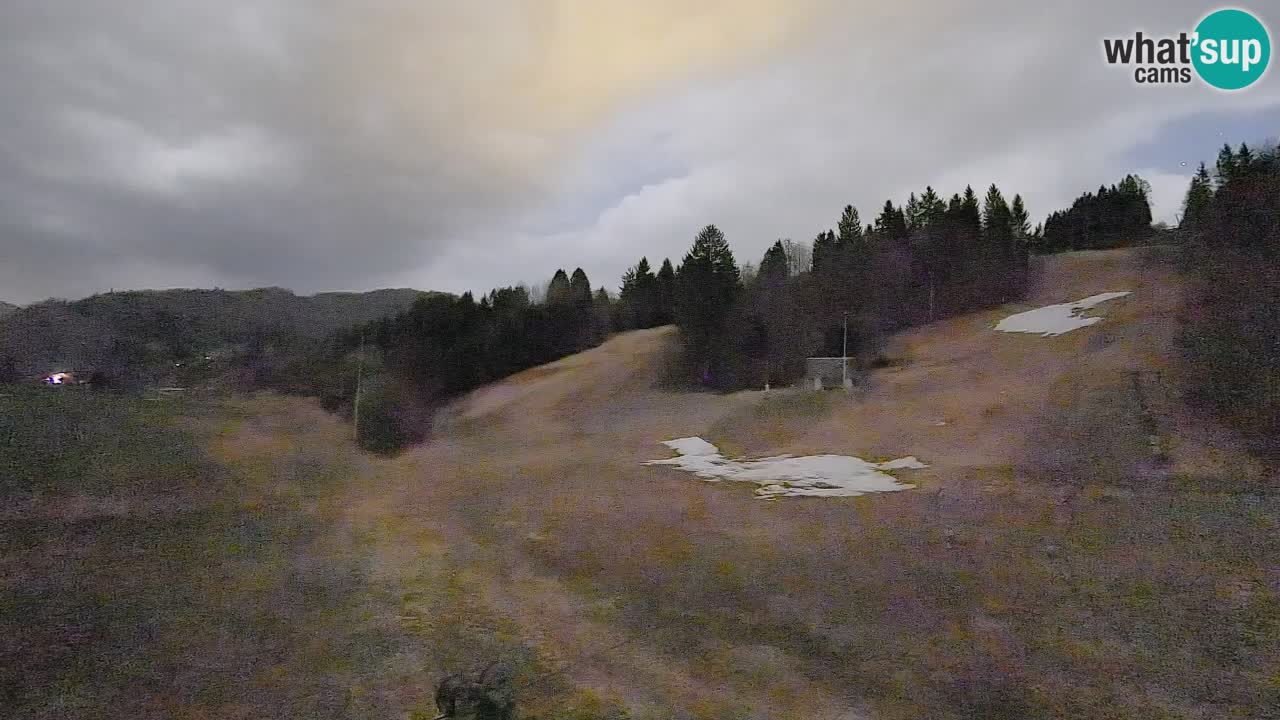 Cámara web Smučišče Senožeta – Estación de esquí en Srednja Vas cerca de Bohinj
