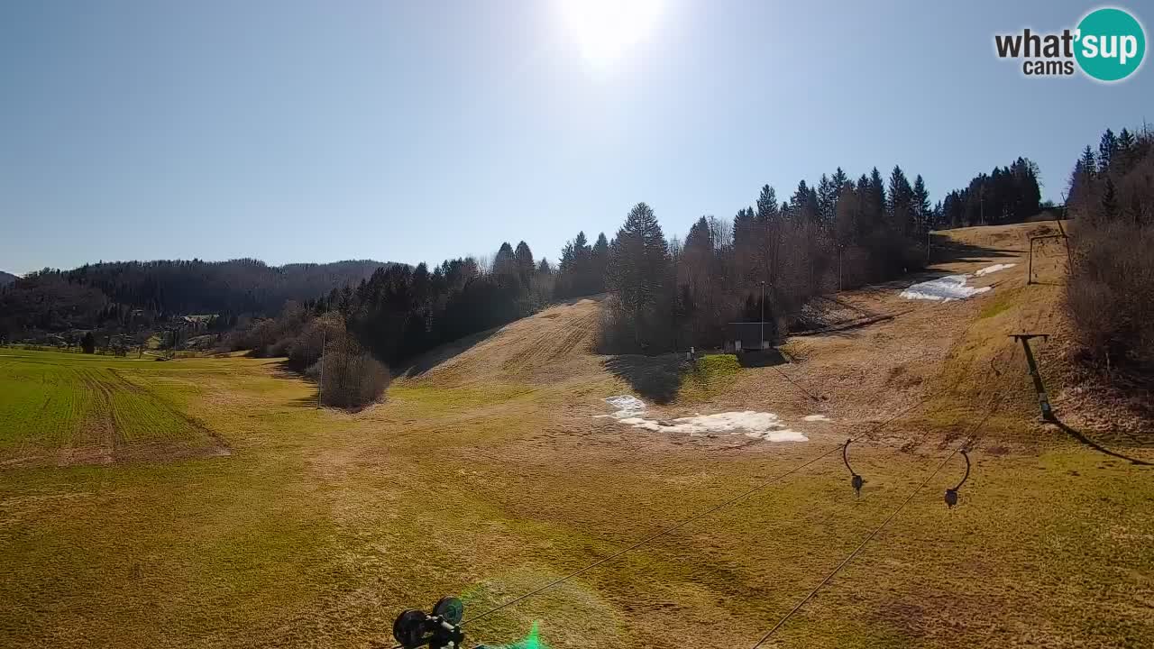 Webcam Smučišče Senožeta – Station de ski à Srednja Vas près de Bohinj