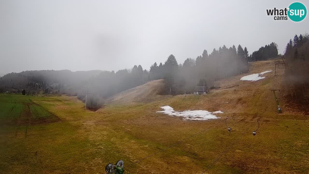 Webcam Smučišče Senožeta – Station de ski à Srednja Vas près de Bohinj