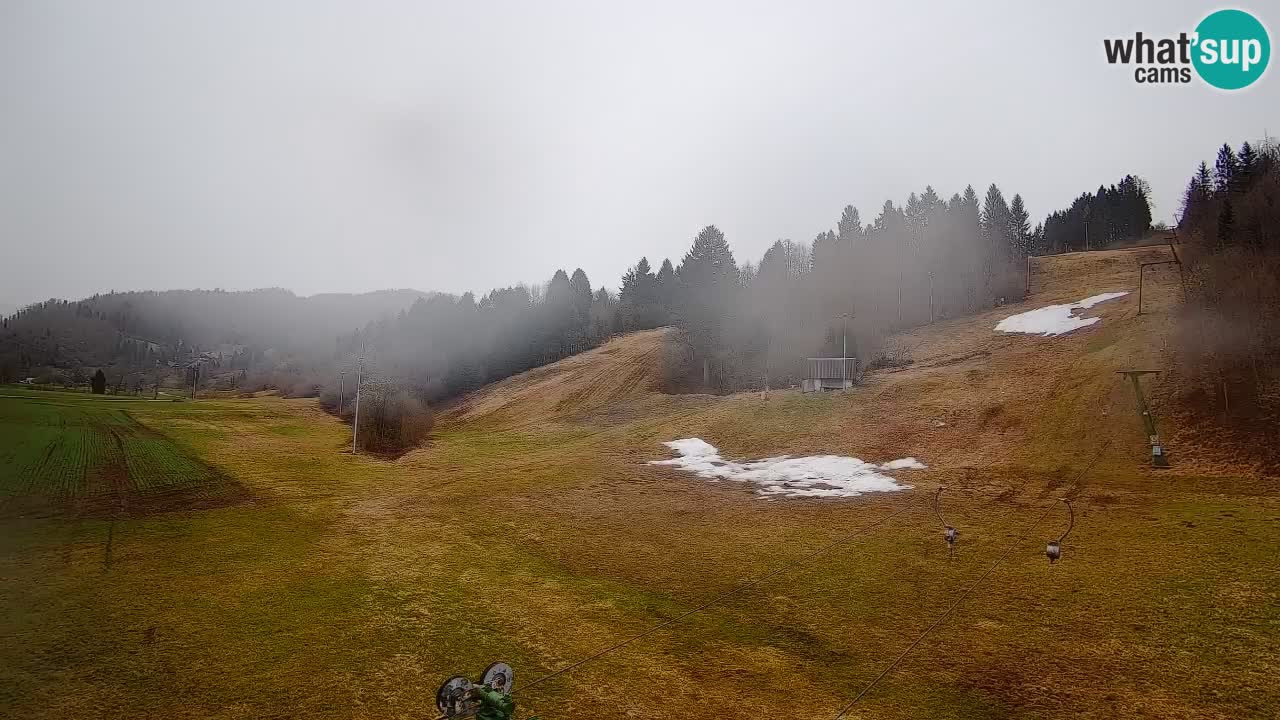 Webcam Smučišče Senožeta – Station de ski à Srednja Vas près de Bohinj