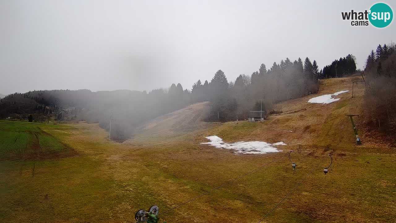 Webcam Smučišče Senožeta – Station de ski à Srednja Vas près de Bohinj