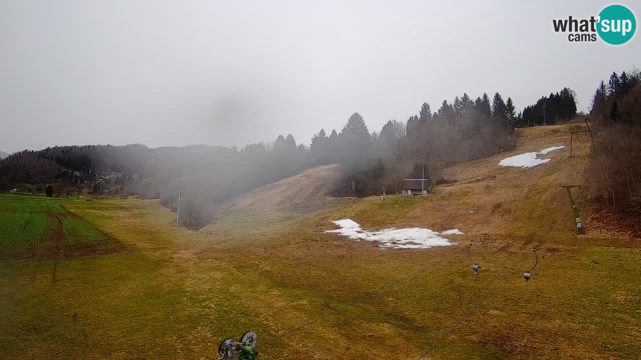 Webcam Smučišče Senožeta – Station de ski à Srednja Vas près de Bohinj