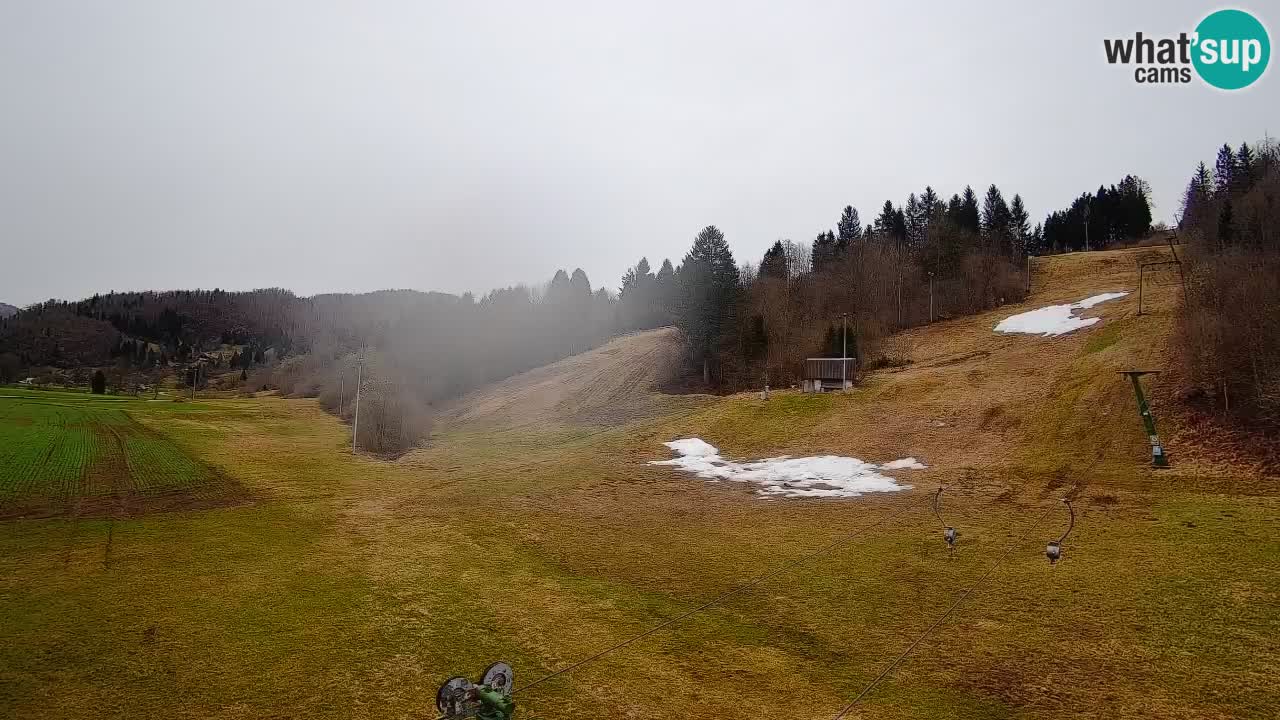 Webcam Smučišče Senožeta – Station de ski à Srednja Vas près de Bohinj