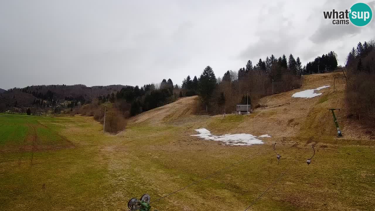 Webcam Smučišče Senožeta – Stazione sciistica a Srednja Vas vicino Bohinj