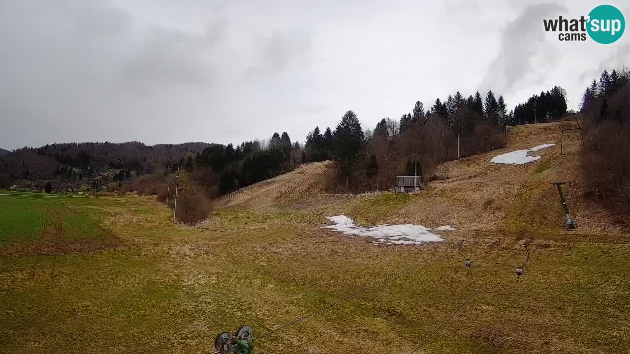 Cámara web Smučišče Senožeta – Estación de esquí en Srednja Vas cerca de Bohinj
