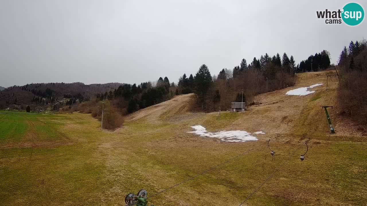 Webcam Smučišče Senožeta – Station de ski à Srednja Vas près de Bohinj