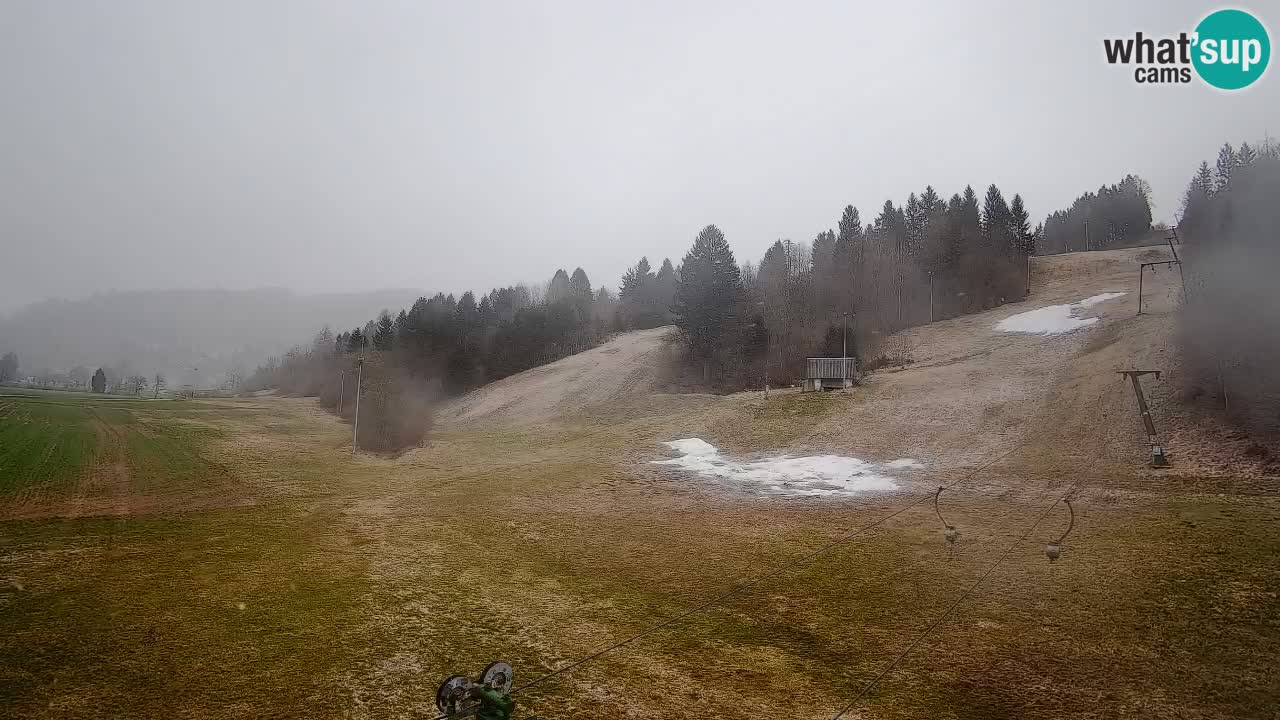 Cámara web Smučišče Senožeta – Estación de esquí en Srednja Vas cerca de Bohinj