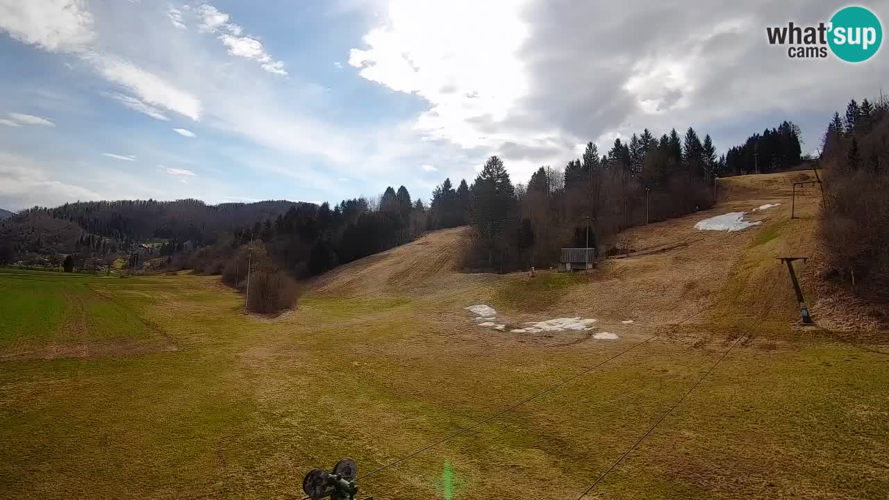 Cámara web Smučišče Senožeta – Estación de esquí en Srednja Vas cerca de Bohinj