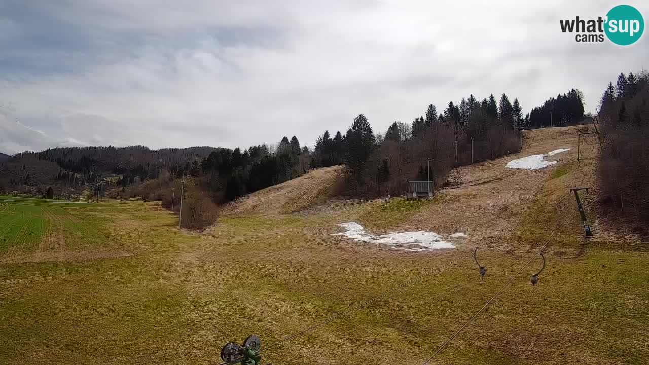 Webcam Smučišče Senožeta – Station de ski à Srednja Vas près de Bohinj
