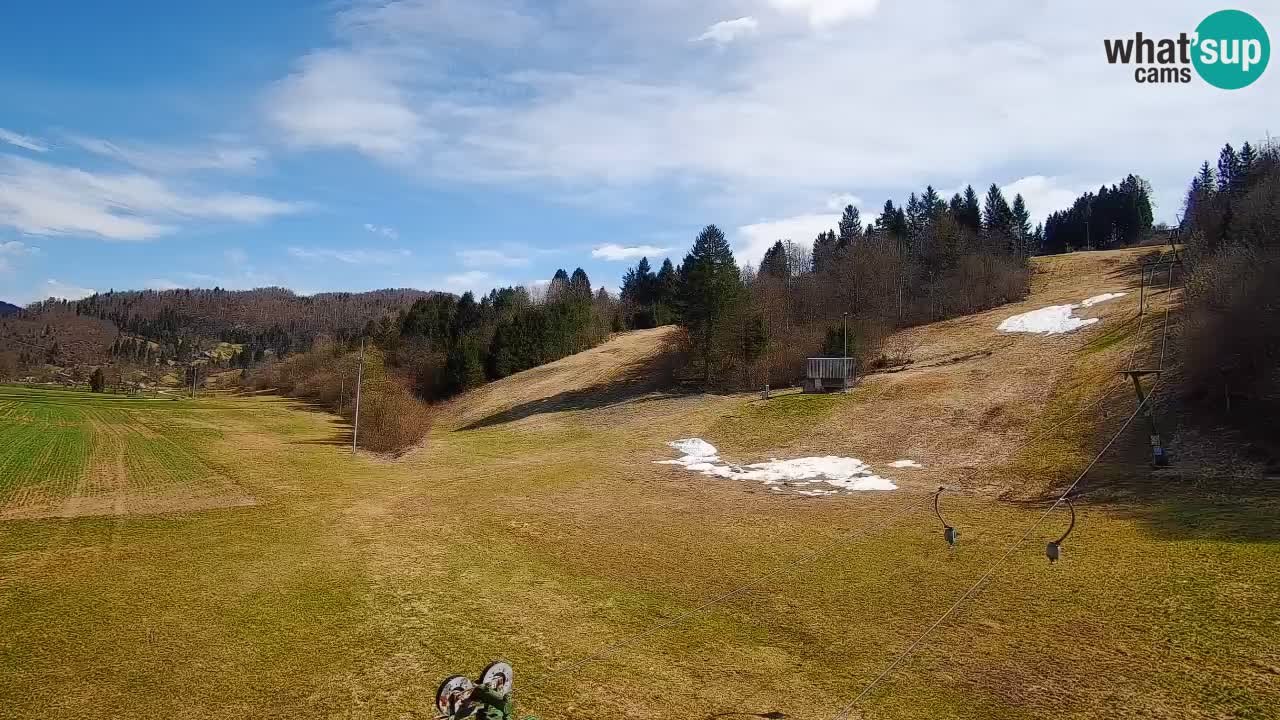 Webcam Smučišče Senožeta – Station de ski à Srednja Vas près de Bohinj