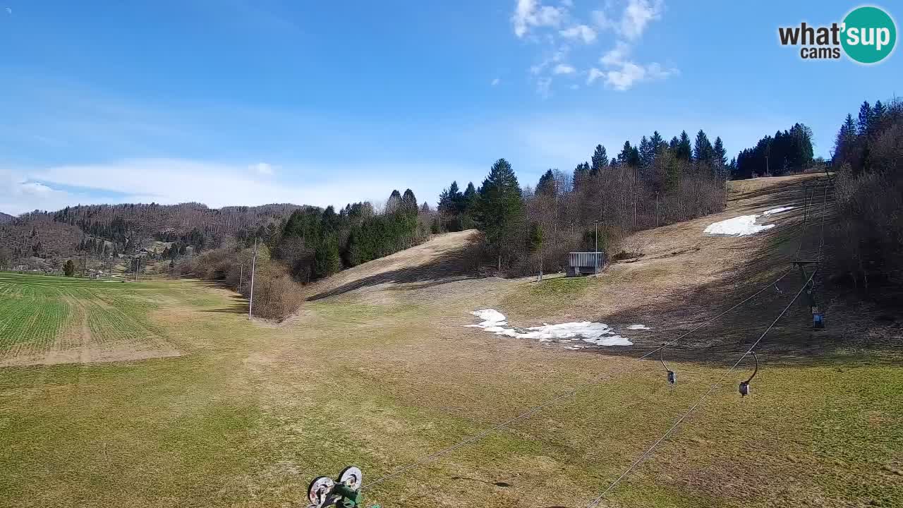 Webcam Smučišče Senožeta – Station de ski à Srednja Vas près de Bohinj