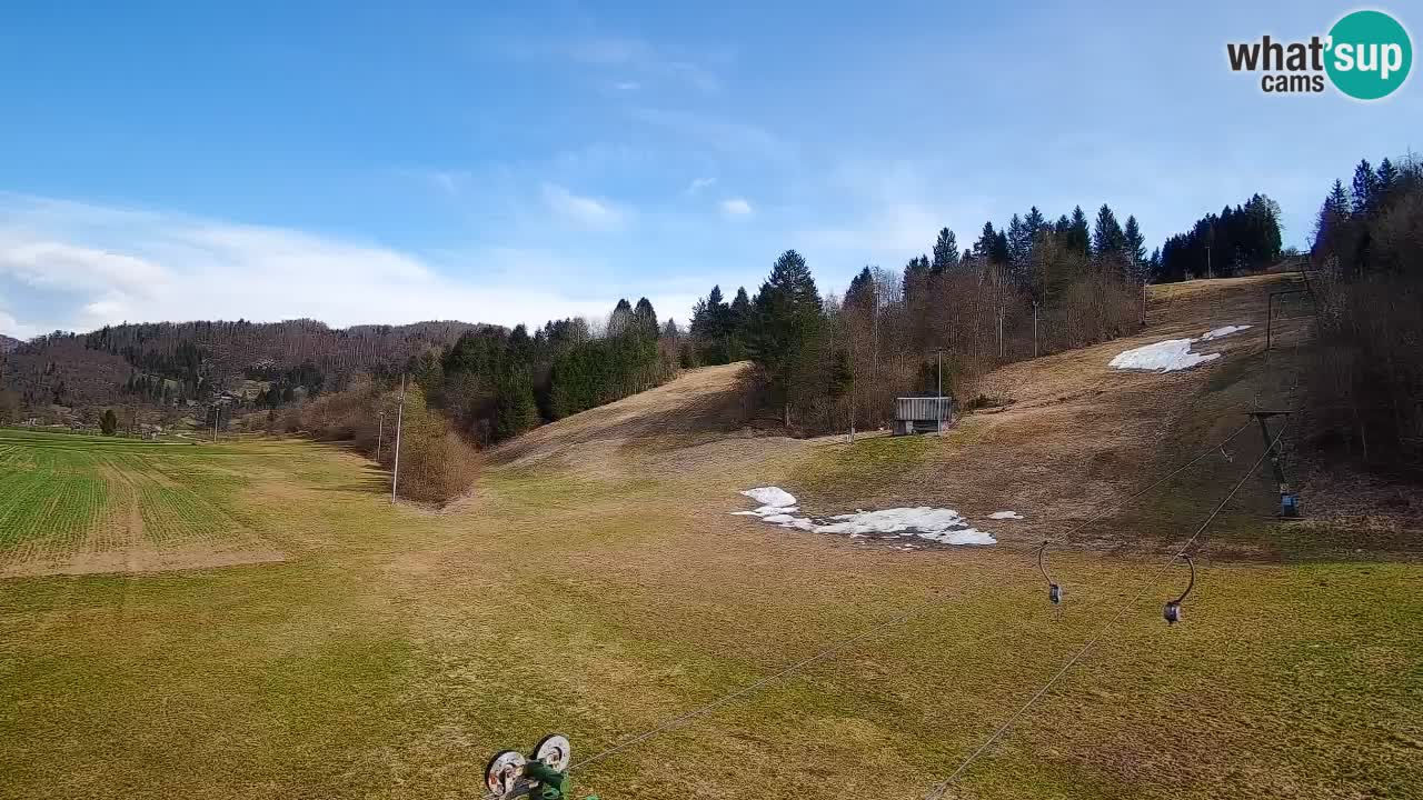 Cámara web Smučišče Senožeta – Estación de esquí en Srednja Vas cerca de Bohinj