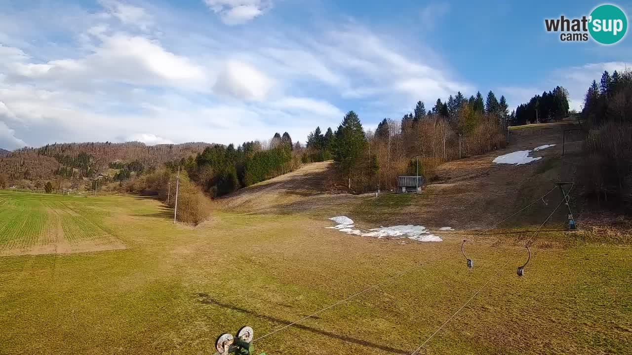 Cámara web Smučišče Senožeta – Estación de esquí en Srednja Vas cerca de Bohinj
