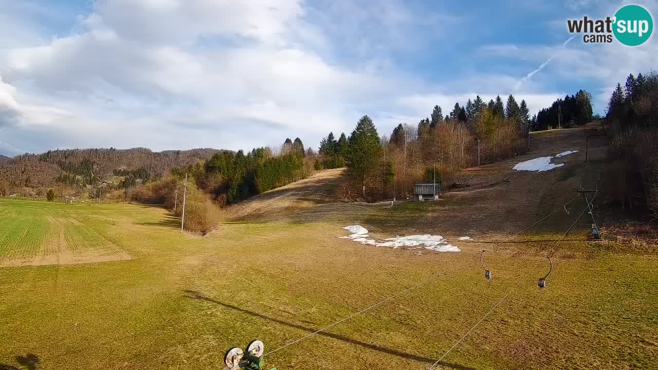 Webcam Smučišče Senožeta – Station de ski à Srednja Vas près de Bohinj
