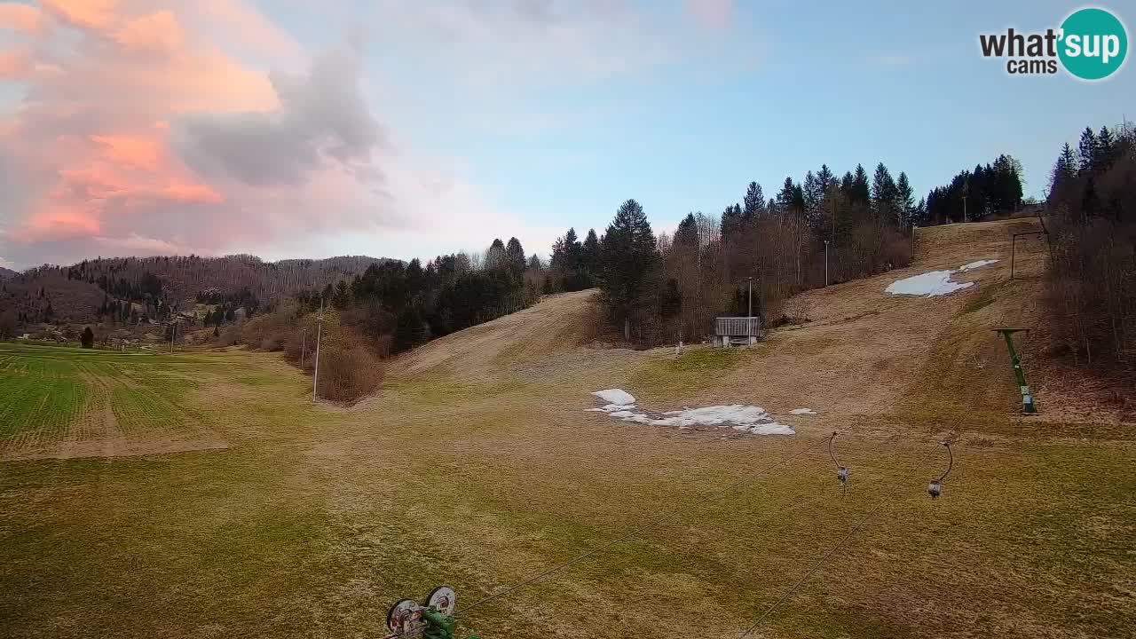 Cámara web Smučišče Senožeta – Estación de esquí en Srednja Vas cerca de Bohinj