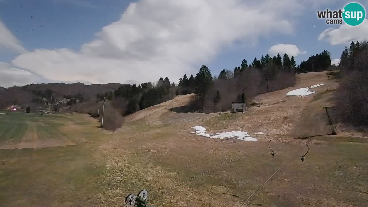 Cámara web Smučišče Senožeta – Estación de esquí en Srednja Vas cerca de Bohinj