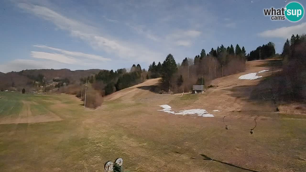 Cámara web Smučišče Senožeta – Estación de esquí en Srednja Vas cerca de Bohinj