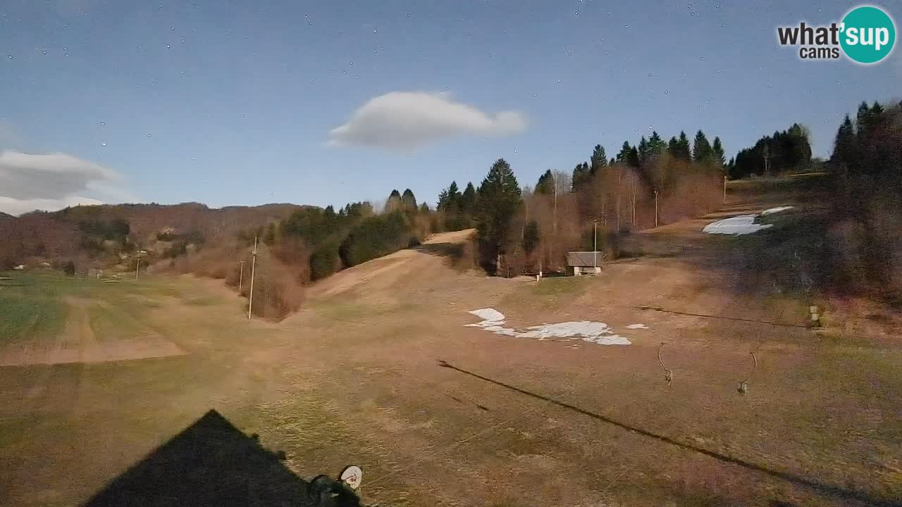 Cámara web Smučišče Senožeta – Estación de esquí en Srednja Vas cerca de Bohinj