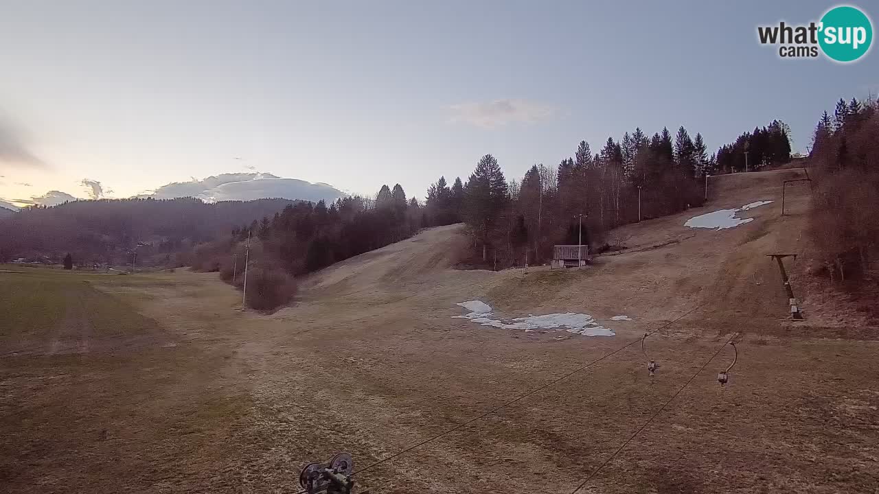 Webcam Smučišče Senožeta – Ski Resort Live View near Bohinj