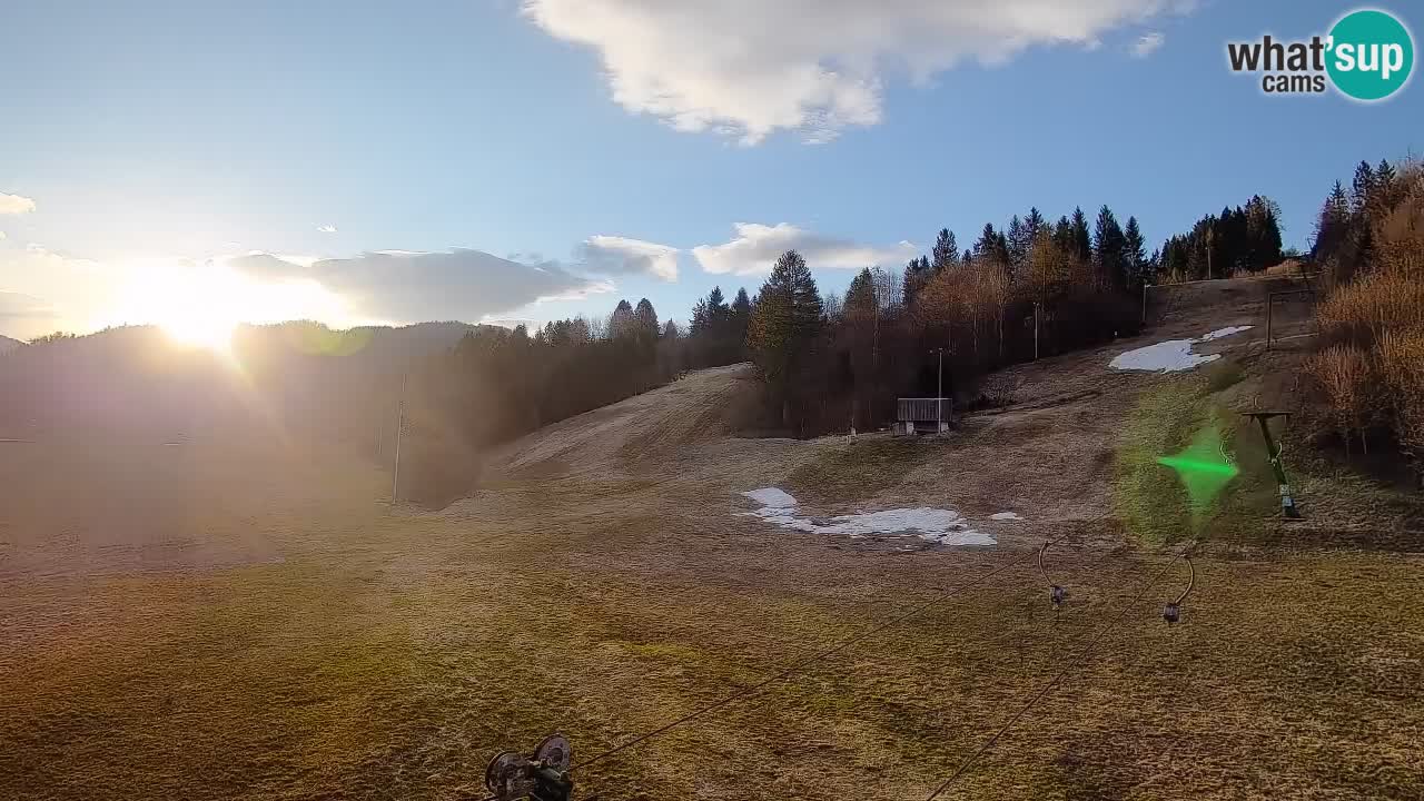 Webcam Smučišče Senožeta – Stazione sciistica a Srednja Vas vicino Bohinj