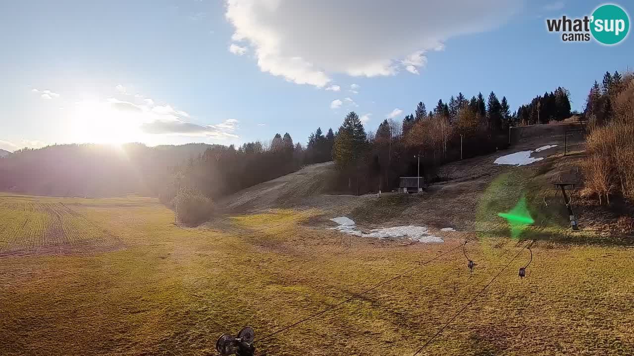 Webcam Smučišče Senožeta – Ski Resort Live View near Bohinj
