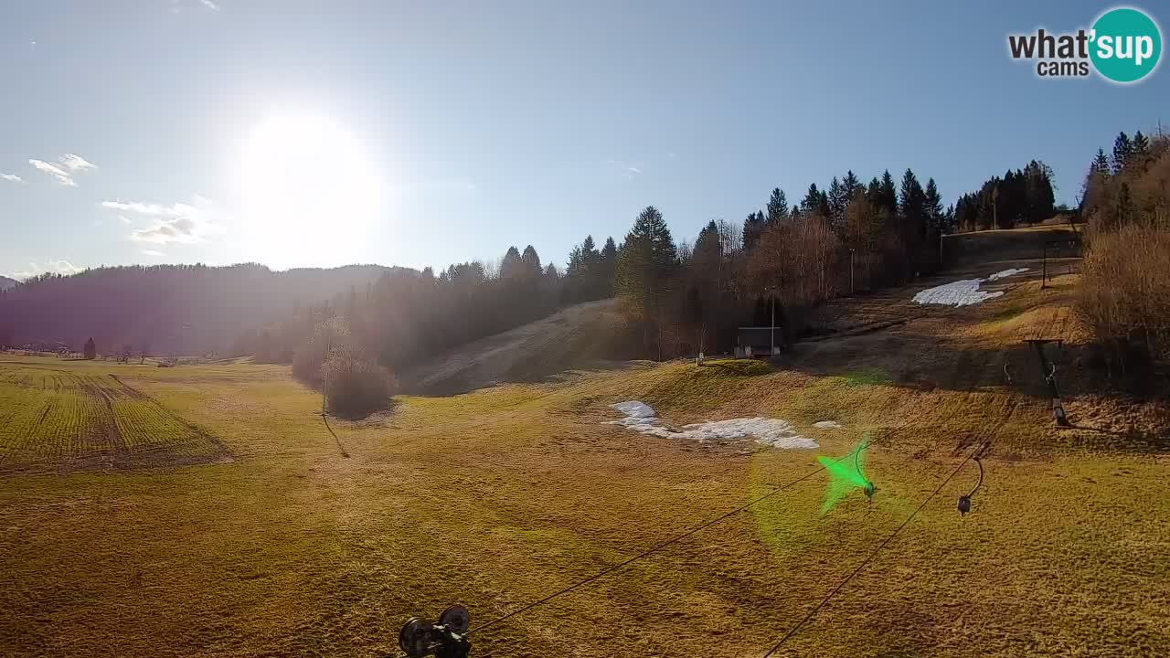 Webcam Smučišče Senožeta – Ski Resort Live View near Bohinj
