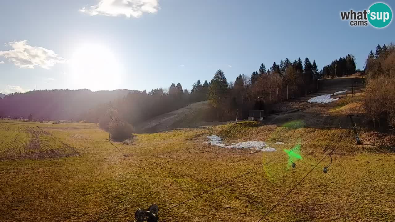 Webcam Smučišče Senožeta – Ski Resort Live View near Bohinj