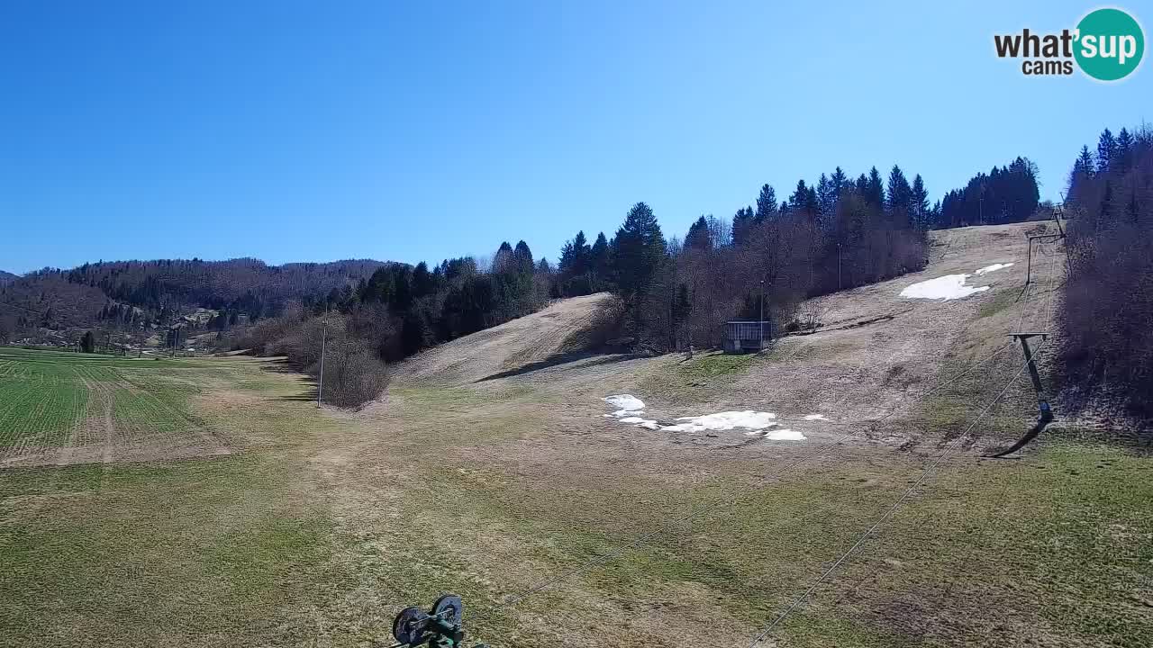 Cámara web Smučišče Senožeta – Estación de esquí en Srednja Vas cerca de Bohinj