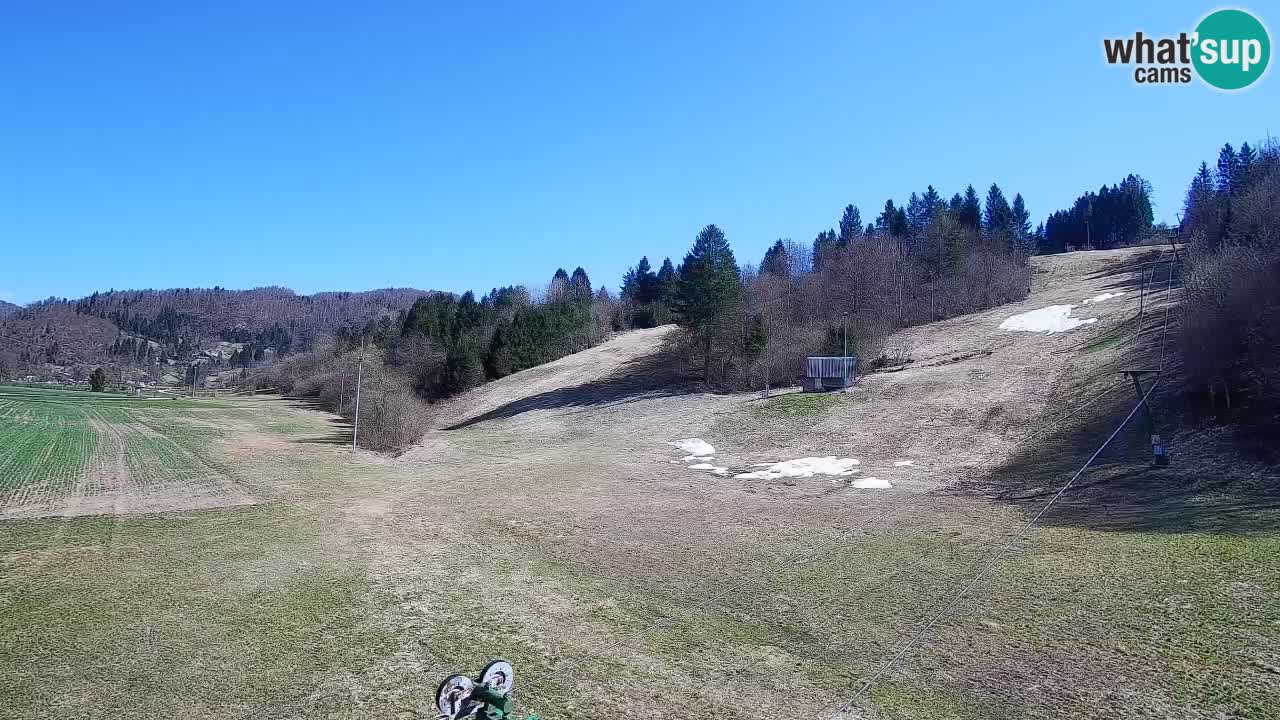 Webcam Smučišče Senožeta – Station de ski à Srednja Vas près de Bohinj